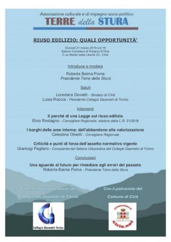 Terre Della Stura Convegno A Ciriè - Ciriè