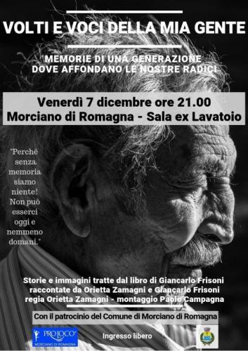 Volti E Voci Della Mia Gente A Morciano Di Romagna - Morciano Di Romagna