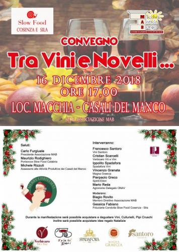 Convegno Tra Vini E Novelli A Macchia - Casali Del Manco