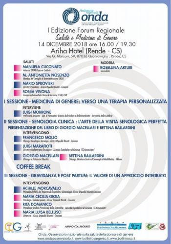Salute E Medicina Di Genere A Rende - Rende