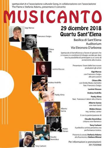 Musicanto Concerto Di Beneficenza A Quartu Sant'elena - Quartu Sant'elena