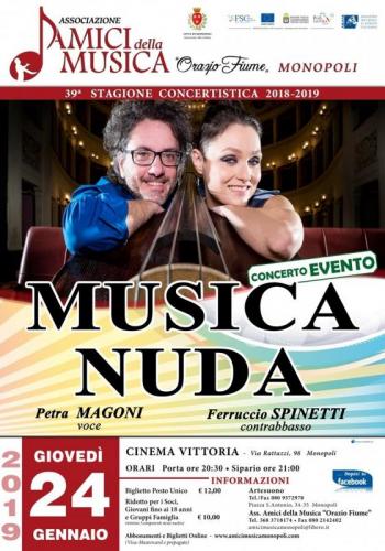 Musica Nuda Petra Magoni E Ferruccio Spinetti A Monopoli - Monopoli