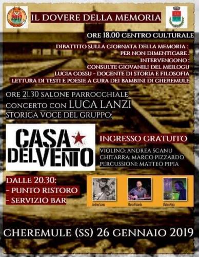 Giornata Della Memoria A Cheremule - Cheremule