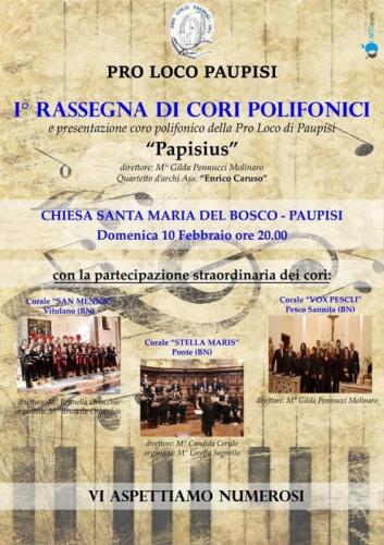 Rassegna Di Cori Polifonici A Paupisi - Paupisi