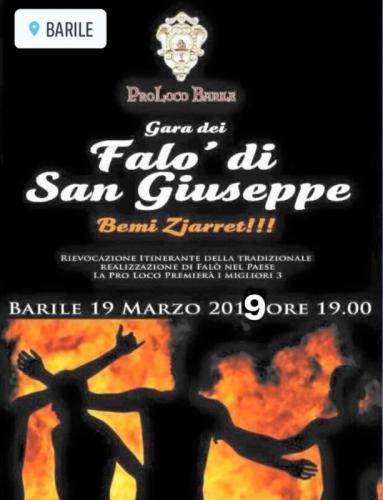 Falò Di San Giuseppe A Barile - Barile