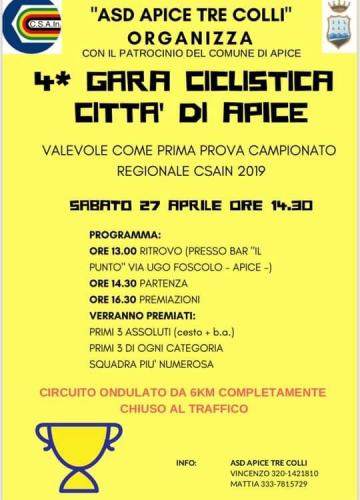 Gara Ciclistica A Apice - Apice