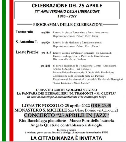 Festa Della Liberazione A Lonate Pozzolo - Lonate Pozzolo