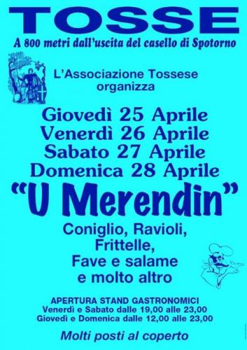 La Sagra U Merendin A Noli - Noli