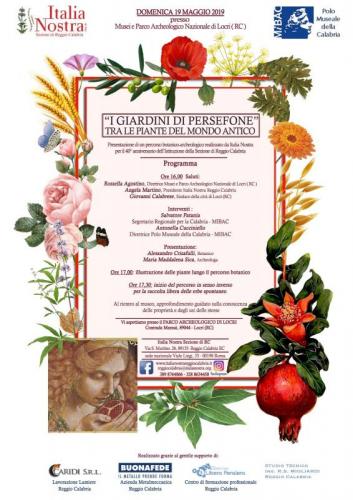 I Giardini Di Persefone - Tra Le Piante Del Mondo Antico - Locri