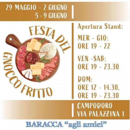 La Festa Del Gnocco Fritto A Campodoro - Campodoro