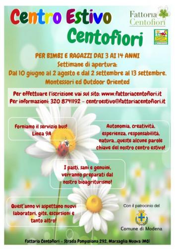 Centro Estivo In Fattoria Centofiori - Modena