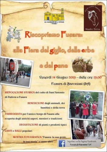 Fiera Del Giglio, Delle Erbe E Del Pane A Fusara - Baronissi