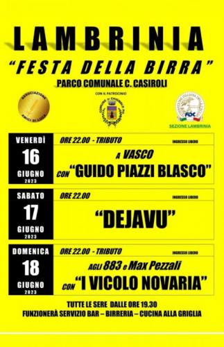 Festa Della Birra A Lambrinia - Chignolo Po