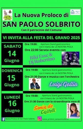 Festa Del Grano A San Paolo Solbrito - San Paolo Solbrito