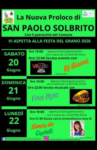 Festa Del Grano A San Paolo Solbrito - San Paolo Solbrito