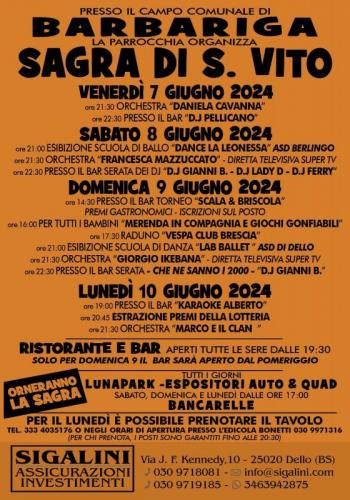 Sagra Di San Vito A Barbariga - Barbariga