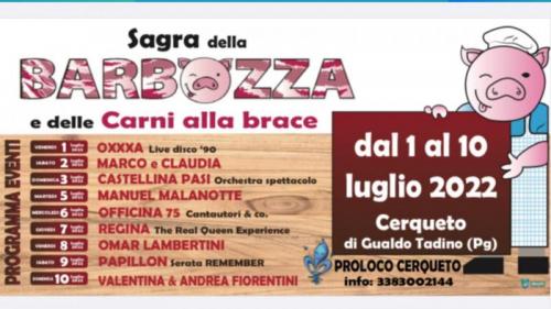 Sagra Della Barbozza E Delle Carni Alla Brace - Gualdo Tadino