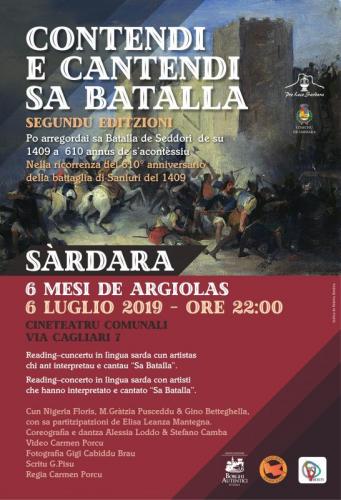 Contendi E Cantendi Sa Batalla A Sardara - Sardara