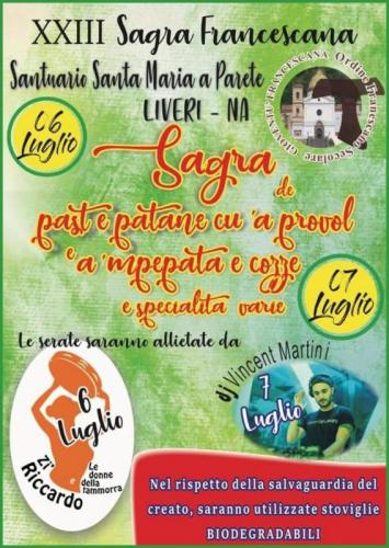 La Sagra Francescana A Liveri - Liveri