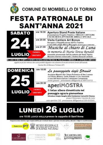 Festa Patronale Di Sant'anna A Mombello Di Torino - Mombello Di Torino