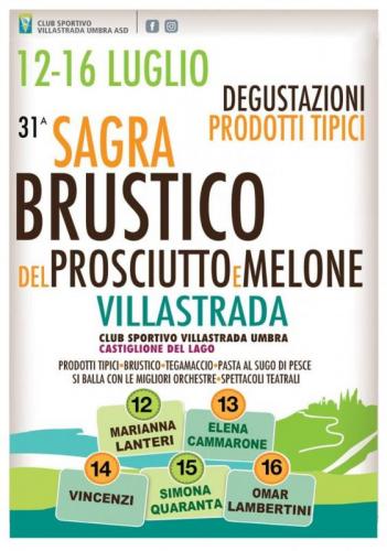 Sagra Del Brustico E Del Prosciutto E Melone A Villastrada Umbra - Castiglione Del Lago