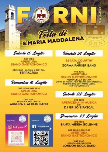 Festa Di S. Maria Maddalena A Forni Di Valdastico - Valdastico