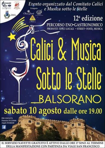 Calici E Musica Sotto Le Stelle A Balsorano - Balsorano