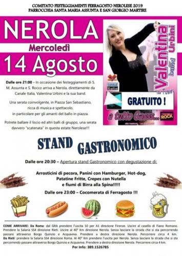 Serata Danzante Con Valentina Urbini E La Sua Band A Nerola - Nerola