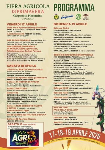 Fiera Agricola Di Primavera A Carpaneto Piacentino - Carpaneto Piacentino