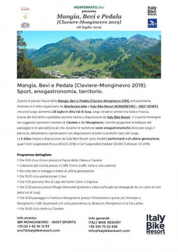 Mangia, Bevi E Pedala A Claviere - Claviere