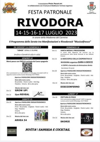 Festa Patronale Di Rivodora - Baldissero Torinese