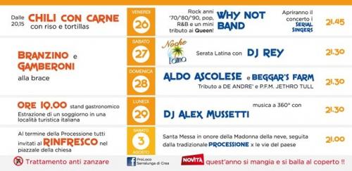 Festa Patronale Madonnina Di Serralunga Di Crea - Serralunga Di Crea