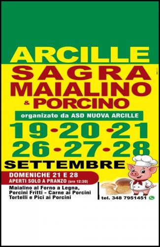 Sagra Porcino E Maialino Al Forno Di Arcille - Campagnatico