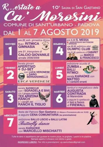Sagra Di San Gaetano A Ca Morosini Di Sant’urbano - Sant'urbano