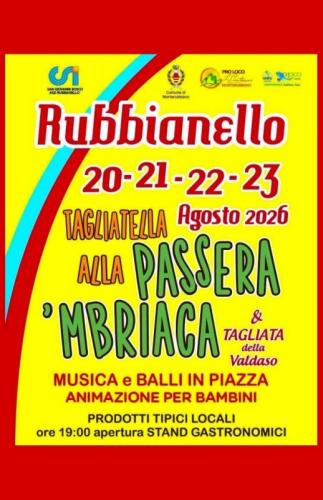 Sagra Delle Tagliatelle Alla Passera Mbriaca A Rubbianello - Monterubbiano