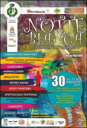 La Notte Bianca Dei Bambini A Fragagnano - Fragagnano