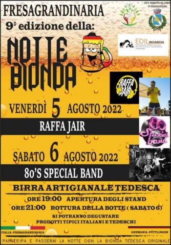 La Notte Bionda A Fresagrandinaria - Fresagrandinaria