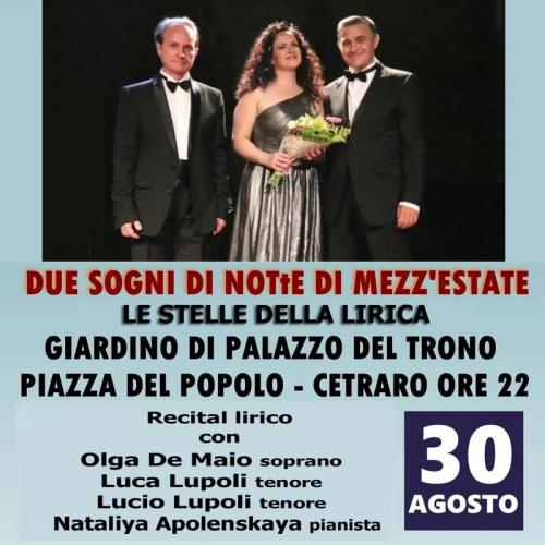 Le Stelle Della Lirica A Cetraro - Cetraro