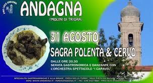 Sagra Polenta E Cervo A Andagna - Molini Di Triora