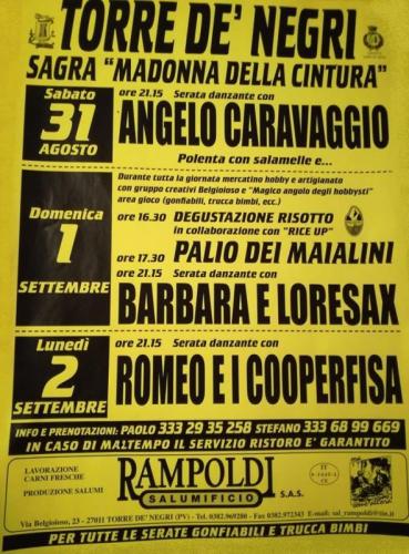 Sagra Madonna Della Cintura A Torre De' Negri - Torre De' Negri