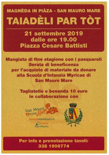 Magnèda In Piàza A San Mauro Mare - San Mauro Pascoli