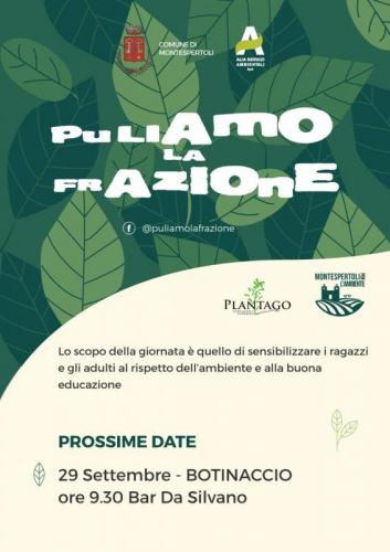 Puliamo La Frazione A Botinaccio - Montespertoli