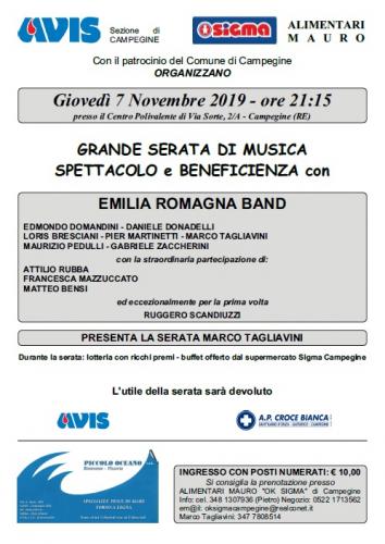 Serata Di Musica, Canzoni E Beneficenza A Campegine - Campegine