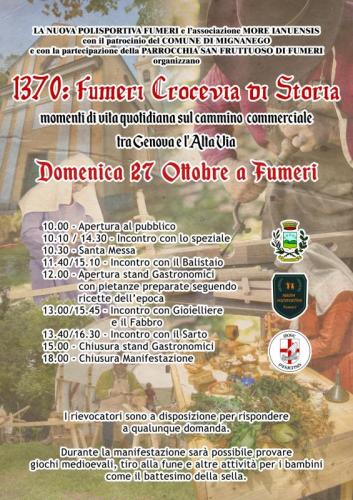 1370 A Fumeri Crocevia Di Storia - Mignanego