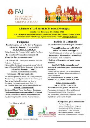 Giornate Fai D'autunno In Bassa Romagna - 