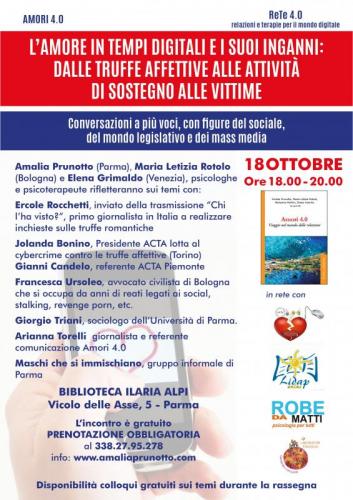 L’amore In Tempi Digitali E I Suoi Inganni - Parma