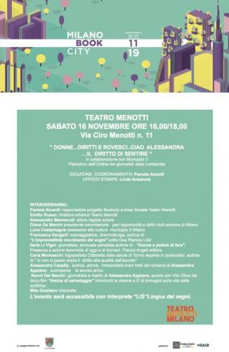 Bookcity Al Teatro Menotti A Milano - Milano