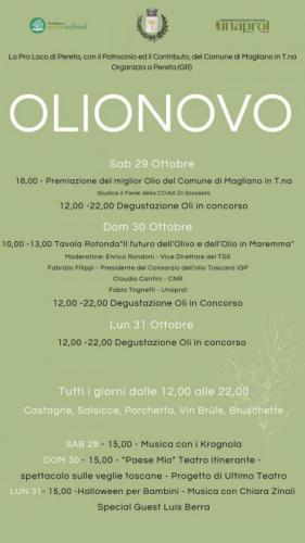 La Festa Delll'olio Novo A Pereta - Magliano In Toscana