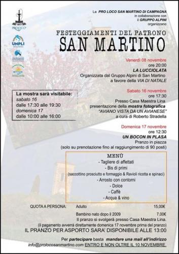 Festeggiamenti Del Patrono San Martino Di Aviano - Aviano