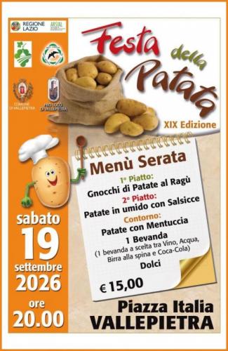 Sagra Della Patata A Vallepietra - Vallepietra